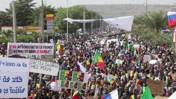 mali,minifestations,retrait des troupes françaises